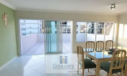 Cobertura duplex com 3 suítes, lado praia - ENSEADA - Guarujá/SP