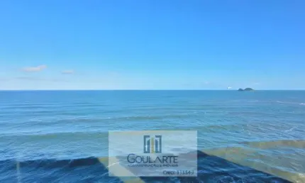 Apartamento alto padrão com sacada gourmet e vista total para o mar, 3 suítes climatizadas, lazer completo no condomínio, PITANGUEIRAS - Guarujá/SP.