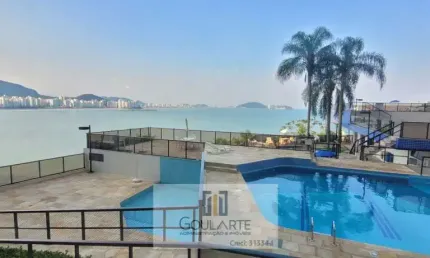 Apartamento alto padrão com vista total do mar, 3 dormitórios sendo 1 suíte, lazer completo no condomínio - ASTÚRIAS-Guarujá/SP.