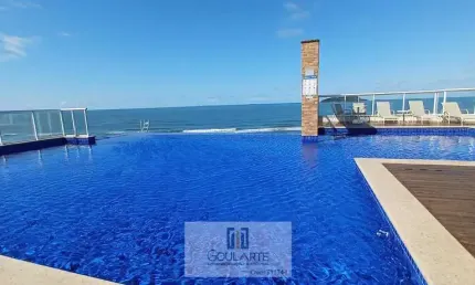 Apartamento alto padrão com 2 dormitórios sendo 2 suítes, com a área de lazer completa no condomínio , à menos de 150,00 metros do mar, TOMBO - Guarujá/SP