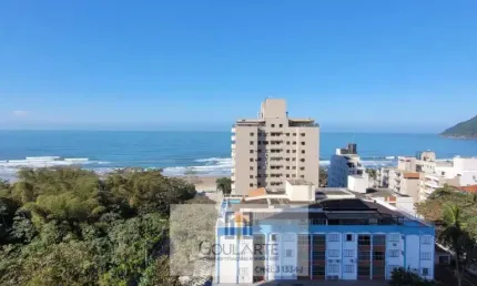 Apartamento Alto Padrão vista total mar, 3 suítes climatizadas, á menos de 100 metros do mar - TOMBO-GUARUJÁ/SP.