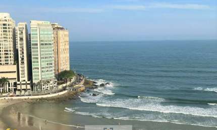 Apartamento alto padrão com 3 dormitórios, vista mar na praia da Pitangueiras-Guarujá/SP.