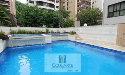 Apartamento alto padrão com 3 suítes, lazer no condomínio na praia de pitangueiras-guarujá/sp.