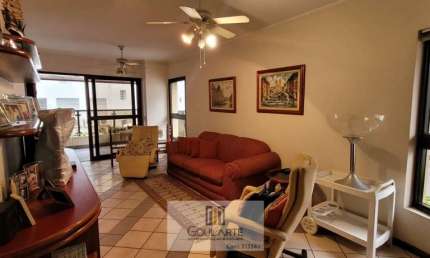 Apartamento alto padrão com sacada, 3 dormitórios sendo 1 suíte, na praia da PITANGUEIRAS-Guarujá/SP.