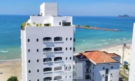 Apartamento alto padrão com vista mar, 3 dormitórios sendo 1 suíte, lazer completo no condomínio, pitangueiras-guarujá/sp.