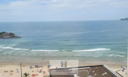 Apartamento alto padrão com sacada gourmet vista mar, 3 suítes climatizadas, lazer completo no condomínio - pitangueiras - guarujá/sp
