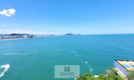 Apartamento alto padrão com vista total do mar, 4 suítes, lazer completo no condomínio - astúrias-guarujá/sp.