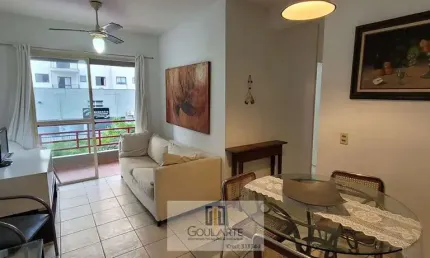 Apartamento padrão com 2 dormitórios climatizados, lazer no condomínio, na praia da ENSEADA - Guarujá/SP.