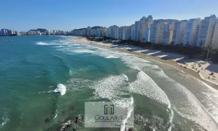 Apartamento alto padrão frente mar, 4 dormitórios sendo 3 suítes, vista total mar, na praia da PITANGUEIRAS-Guarujá/SP.