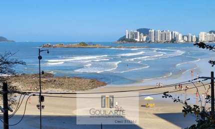 Apartamento Alto Padrão frente mar, 4 dormitórios, vista total do mar - PITANGUEIRAS-GUARUJÁ/SP.