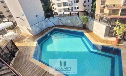 Apartamento alto padrão com sacada gourmet, 3 suítes climatizadas, lazer completo no condomínio - PITANGUEIRAS-Guarujá/SP.