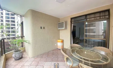 Apartamento alto padrão com 3 dormitórios sendo 1 suíte,  na praia da pitangueiras - guarujá/sp.
