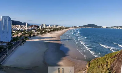 Apartamento alto padrão com vista mar, 3 dormitórios sendo 1 suíte, pitangueiras-guarujá/sp.