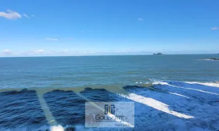 Apartamento alto padrão com sacada vista total para o mar, 3 suítes climatizadas, lazer completo no condomínio, PITANGUEIRAS - Guarujá/SP.