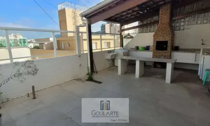 COBERTURA DUPLEX , 2 dormitórios, área gourmet com churrasqueira, na praia das Astúrias - Guarujá/SP.