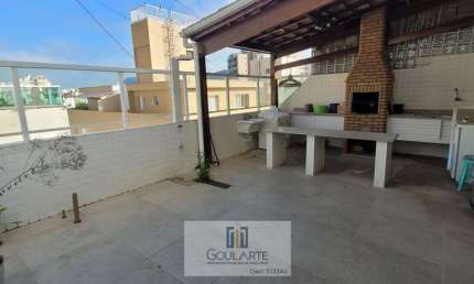 COBERTURA DUPLEX , 2 dormitórios, área gourmet com churrasqueira, na praia das Astúrias - Guarujá/SP.