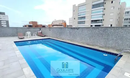 Apartamento alto padrão com acesso a sacada vista parcial mar, 4 dormitórios sendo 1 suíte climatizada, lazer no condomínio - astúrias - guarujá/sp