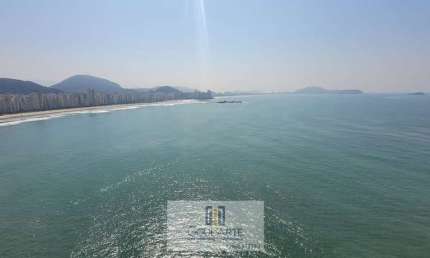 Apartamento alto padrão frente mar, 3 suítes com vista total do mar, lazer completo no condomínio - ASTÚRIAS-Guarujá/SP.