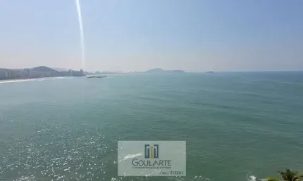 Apartamento alto padrão frente mar, 3 suítes com vista total do mar, lazer completo no condomínio - ASTÚRIAS-Guarujá/SP.