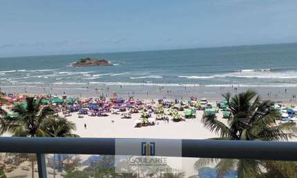 Apartamento com vista total do mar ,3 suítes, na praia de Pitangueiras-Guarujá/SP.