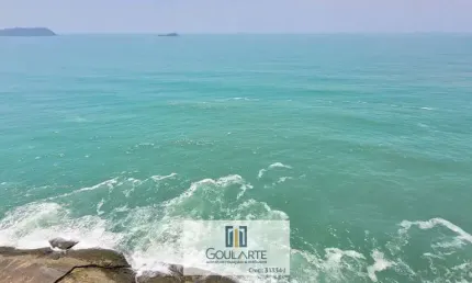 Apartamento alto padrão com sacada gourmet e vista total para o mar, 3 suítes, lazer completo no condomínio, PITANGUEIRAS - Guarujá/SP.  ﻿