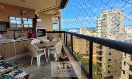 Apartamento alto padrão com sacada gourmet, 3 suítes climatizadas, ENSEADA - Guarujá/SP.
