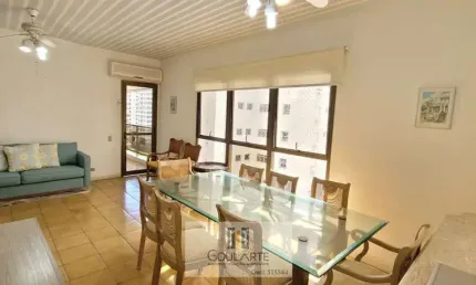 Apartamento alto padrão com 3 dormitórios sendo 1 suíte + dormitório de serviço - Pitangueiras-Guarujá/SP.