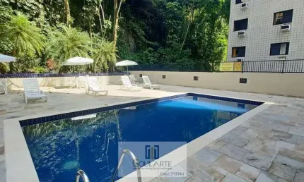 Apartamento alto padrão com 2 dormitórios sendo 1 suíte + 1 dormitório de serviço, lazer no condomínio - PITANGUEIRAS - Guarujá/SP