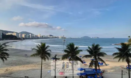 Apartamento alto padrão com com 2 dormitórios sendo 1 suíte, lazer completo no condomínio e sacada gourmet envidraçada vista mar na praia das ASTÚRIAS -Guarujá/SP