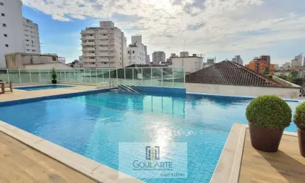 Apartamento alto padrão com sacada gourmet,2 dormitórios sendo 1 suíte, lazer completo no condomínio, na praia das Astúrias -Guarujá/SP.