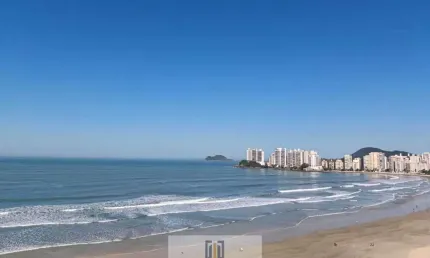 Apartamento em condomínio frente mar, vista total para o mar, 3 suítes climatizadas, pitangueiras - guarujá/sp.
