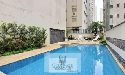 Apartamento alto padrão com acesso a sacada, 2 dormitórios sendo 1 suíte, lazer no condomínio - pitangueiras - guarujá/sp