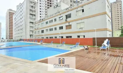 Apartamento alto padrão com acesso a sacada, 3 dormitórios sendo 1 suíte, lazer completo no condomínio - ASTÚRIAS-Guarujá/SP