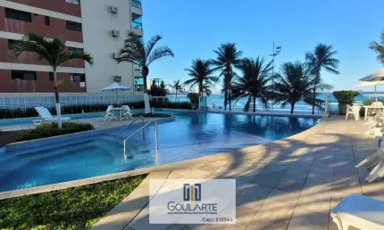 Apartamento alto padrão com 2 dormitórios climatizados sendo 1 suíte, lazer completo no condomínio, na praia das astúrias - guarujá/sp.
