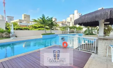 Apartamento alto padrão em condomínio clube, 3 dormitórios sendo 1 suíte climatizada, lazer no condomínio na praia da astúrias - guarujá/sp
