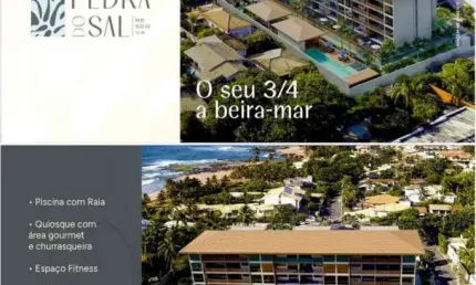 Apartamento com 3/4 sendo 2 suítes à venda por R$ 1.016.961 - Pedra do Sal - Salvador/BA
