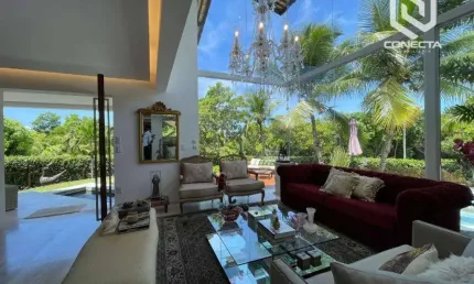 Busca Ville - Casa com 4 dormitórios à venda, 1100 m² por R$ 4.900.000 - Busca Vida - Camaçari/BA
