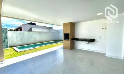 Casa com 5 dormitórios à venda, 266 m² por R$ 1.760.000,00 - Alphaville Litoral Norte 2 - Camaçari/BA