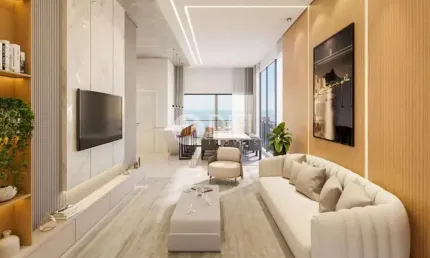 Penthouse com 4 suÍtes e 5 vagas na meia praia-sc, Meia Praia, Itapema - SC