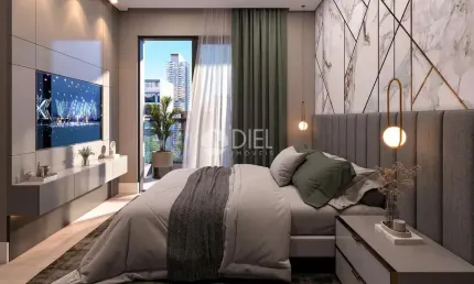 Apartamento com 4 dormitórios, 4 suítes., meia praia, itapema - sc