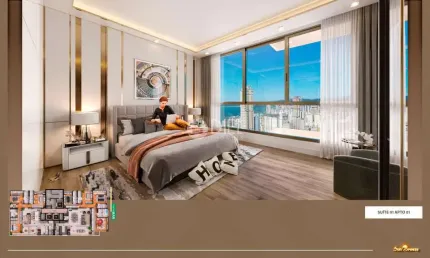 Apartamento com 4 suÍtes, Meia praia , Itapema - SC