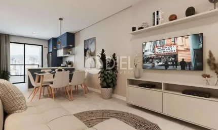 Um Ótimo apto com 2 suÍtes e 2 vagas para morar!, Morretes, Itapema - SC