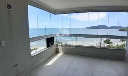 Apartamento na praia 3 suítes 2 vagas em pereque, pereque, porto belo - sc