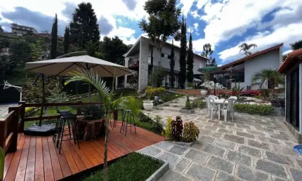 Casa à venda, 5 quartos, 2 suítes, 4 vagas, golfe - teresópolis/rj cod - 784