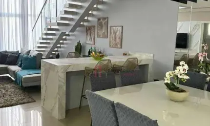 Sobrado imponente - mobiliado - residencial jardim de mônaco - hortolândia
