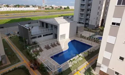 APTO ÚLTIMO ANDAR - TODO MOBILIADO - PORTAL TERRAS DE CARRARA - JARDIM AMANDA - HORTOLÂNDIA