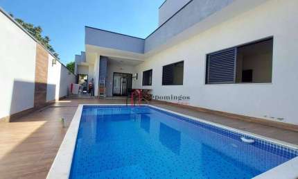 CASA TÉRREA - COM PISCINA - RESIDENCIAL JARDIM DE MÔNACO - HORTOLÂNDIA
