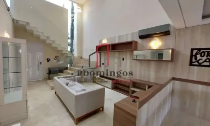 SOBRADO MOBILIADO - ALTO PADRÃO - RESIDENCIAL REAL PARK - SUMARÉ