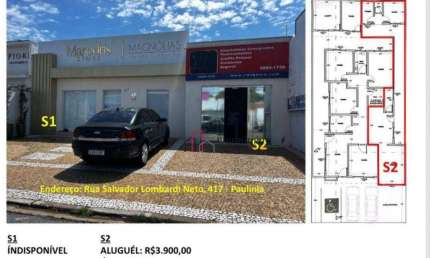 Sala comercial com 1 sala para alugar na Rua Salvador Lombardi Netto, Nova Paulínia, Paulínia