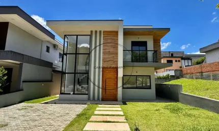 Casa à venda no condomínio de alto padrão terras de atibaia i - atibaia